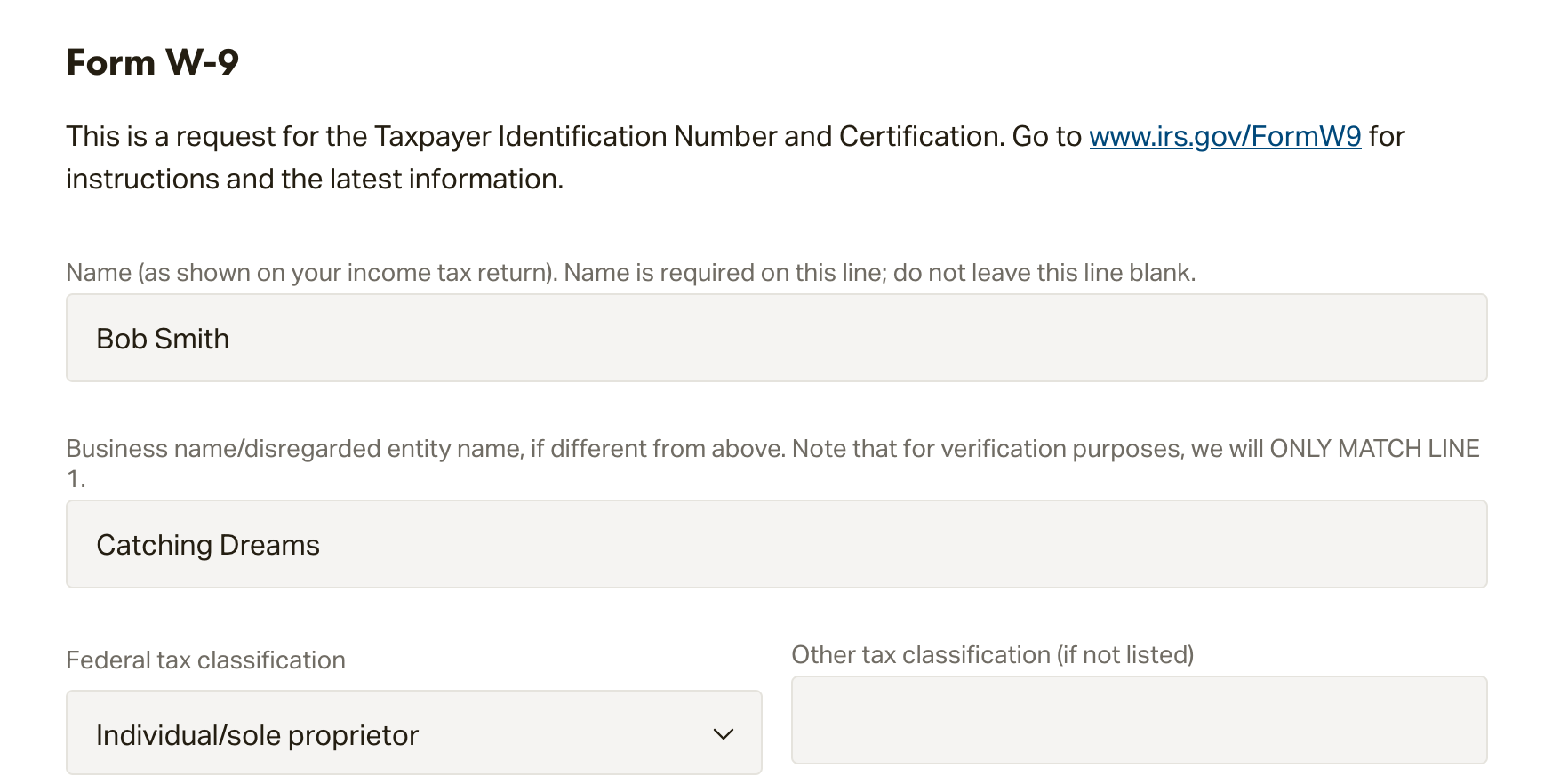Submitting a W-9 – Patreon Help Center
